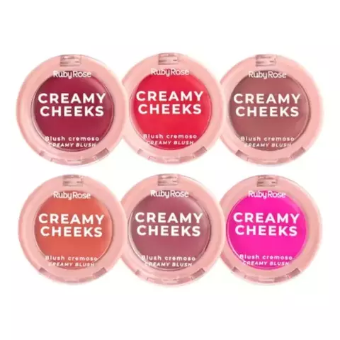 Blush Cremoso Creamy Cheeks Linha Rosa