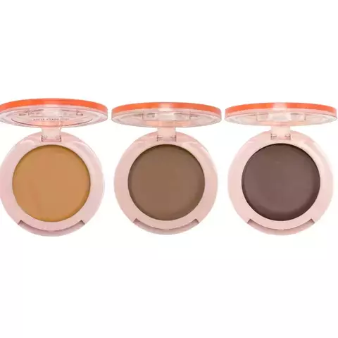 O Contorno facial da Ruby Rose tem textura cremosa e 3 tons ótimos para dar aContorno Cremoso Smooth Contour Linha Rosa