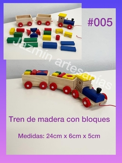 Tren con bloques