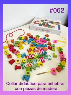 Números y letras para enhebrar