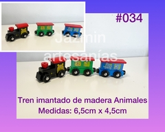 Tren imantado animales