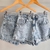 Short jeans marmorizado na internet