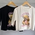 Cropped camiseta Ursinho