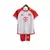 Kit Infantil Bayern de Munique - Camisa I Adidas 23/24 - Vermelha e Branca