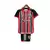 Kit Infantil São Paulo Away II 23/24 - Adidas - Vermelho e Preto