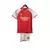 Kit Infantil Arsenal I Adidas 23/24 - Vermelho Branco e Dourado