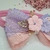 Faixinha Floral Borboleta Rosa - comprar online
