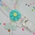 Prendedor de Chupeta Flor Verde - comprar online