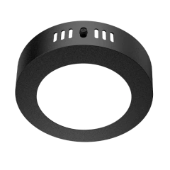 Plafon led redondo negro ext 6w Macroled