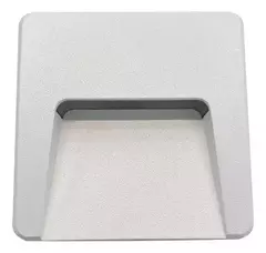 Aplique Pared Cuadrado Blanco 3W Macroled - comprar online