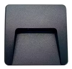 Aplique Pared Cuadrado Negro 3W Macroled - comprar online