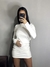 Vestido Canelado | Branco - comprar online