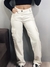 Calça Jeans Cargo | Bege
