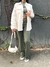 Conjunto Canelado Luisa | Verde Musgo - comprar online
