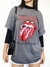 Camiseta Over | Cinza - comprar online