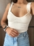 Body Canelado | Off-White - comprar online
