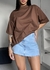 Camiseta Over | Marrom - comprar online