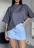 Camiseta Over | Cinza
