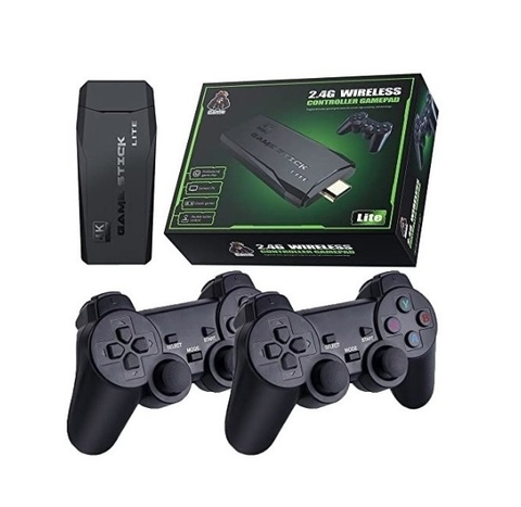 Consola GameStick Lite 4k + 64gb + 2 joystick inalámbricos