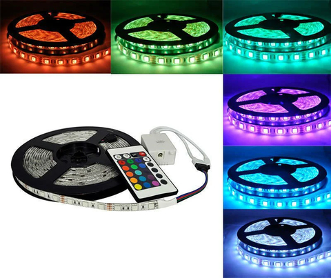 Kit Tira LED RGB 5050 5 Mts