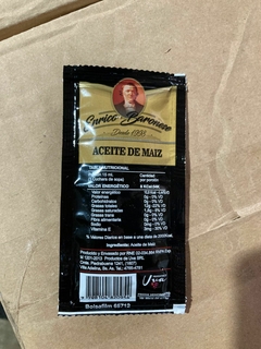 Pouch De Aceite de Maiz De 8cc C/u - Caja X 200 Unid. - FINCA CARBONELL