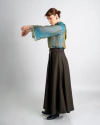 Blusa lazo Falda larga