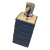 Dispenser Cuadrado Ladrillos ABS + Bambú – Gris Oscuro - comprar online