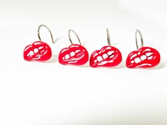 Ganchos de Cortina Boca Roja