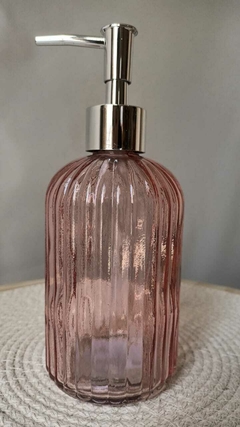 Dispenser Vidrio Rosa