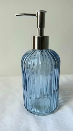 Set Dispenser-Vaso - Jabonera Azul en internet