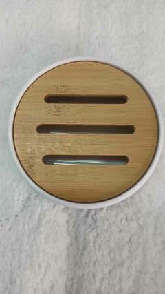 Jabonera Plastico y Madera - comprar online