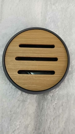 Jabonera Plastico y Madera - Todo Cort
