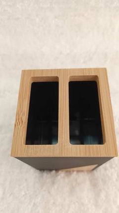 Porta Cepillo cuadrado Con madera en internet