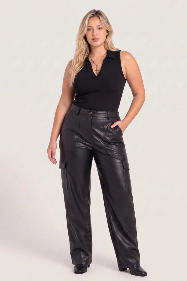 Top musculosa con cuello Cadiz — imagen 3