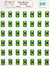 BANDEIRA BRASIL P/ MANTO DE NOSSA SENHORA 10mm (PP) c/ 42 UNIDADES - GEISA ROCHA