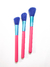 PINCEL ARREDONDADO G - 1 UNIDADE (AZUL ESCURO + AZUL + ROSA)