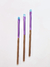 PINCEL ARREDONDADO P - 1 UNIDADE (AZUL + ROXO + MARROM)