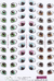 OLHOS HUMANIZADOS MULTICOLORIDOS 1CM c/ 30 PARES (ABNH2000) - ATELIÊ BELAS NEVES