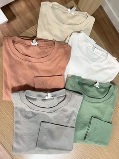 Blusa Basic Manga Longa