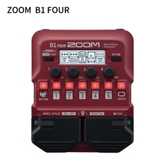 Zoom b1 quatro b1x quatro baixo guitarra multi-efeitos processador com pedal de - loja online