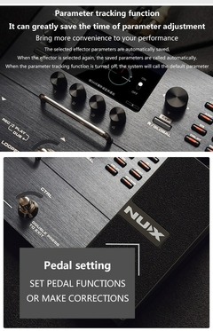 Imagem do NUX MG30 DME digital multiple effector para guitarra baixo LOOP placa de som loo