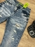 Calça Jeans Super Skinny/Jogador Clara Rasgada