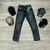 Calça Jeans Tradicional Estonada Cinza