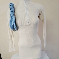 Vestido lanilla cierre - comprar online