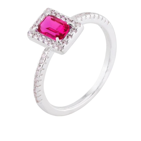 ANEL ZIRCORNIA QUADRADA PINK - comprar online