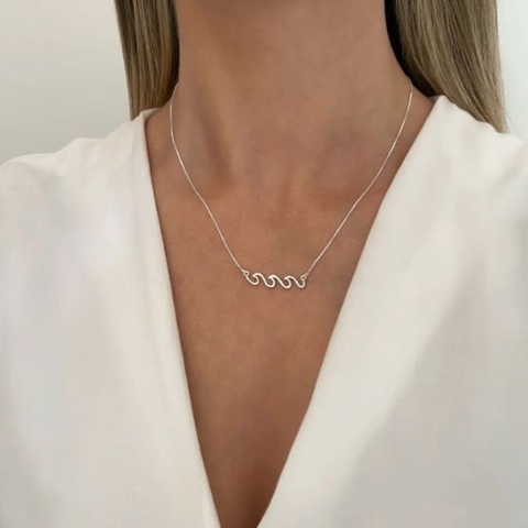 COLAR PINGENTE ONDA - comprar online