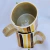 CANECA GRUDE LISTRA MARROM - Te Dedico