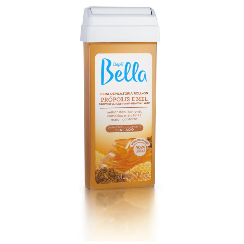Cera Depilatória Depil Bella Refil Roll-on 100gr Própolis e Mel