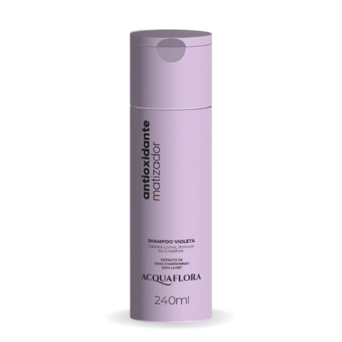 Shampoo Acquaflora Violeta Antioxidante Matizador 240ml