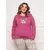 Pijama Longo Plus Size Estampa Dog Luna Cuore Magenta - comprar online